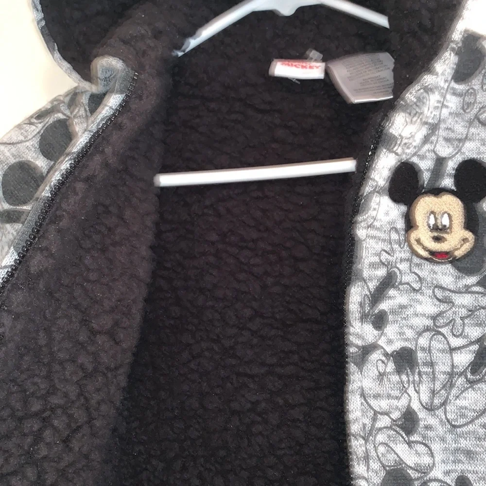 DISNEY JUNIOR MICKEY BRAND NEW SIZE 7 LINED SUPER CUTE JACKET - Picture 5 of 9